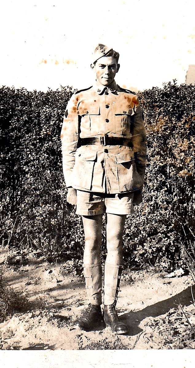 Clem Goetsch in army uniform, 1940